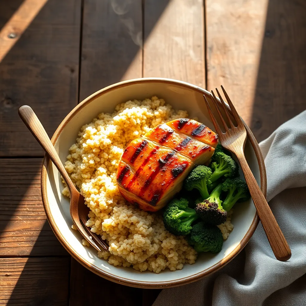 repas protéinés équilibrés