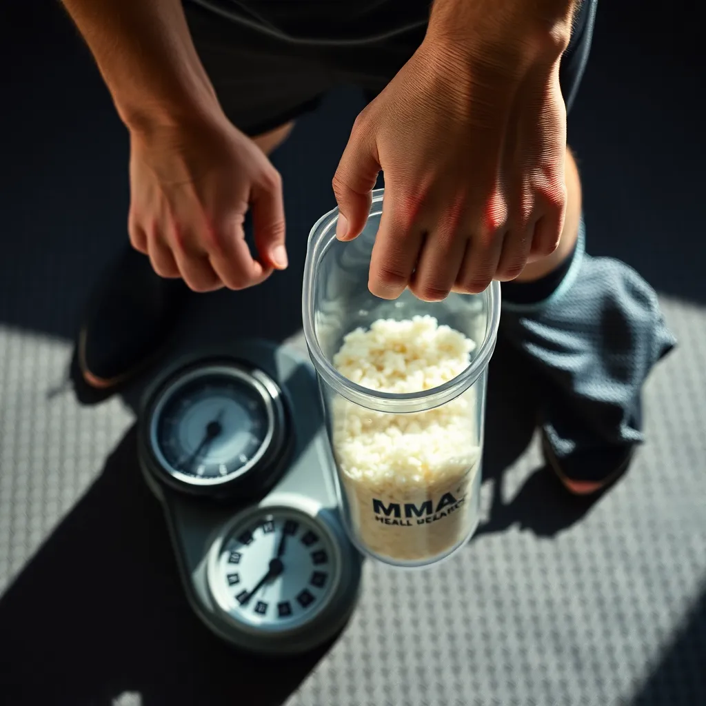 plan alimentaire MMA performance